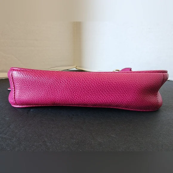 Coach Signature Brown & Pink Mini Bag/Wristlet, EUC - 2015 - Picture 7 of 12